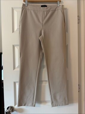 Rachel Zoe Beige Straight Leg Trousers